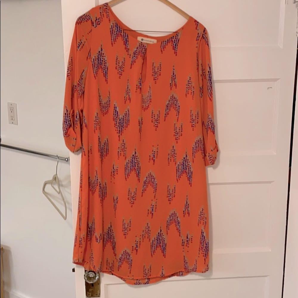 Impeccable pig Peach shift dress